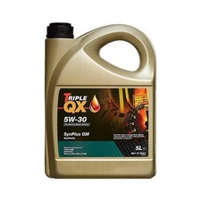 521776041 SynPlus Car Engine Oil 5L 5 Litre 5W30 Fully Synthetic Triple QX TQX