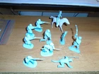 10 RE-ISSUE MARX UNION HERTIAGE  PLAY SET FIGURES