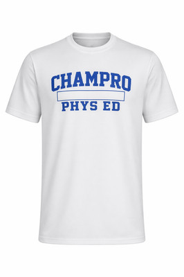 Champro Erwachsenen DRI-GEAR Power Baseball Trikot T-Shirt | Weiß | Klein