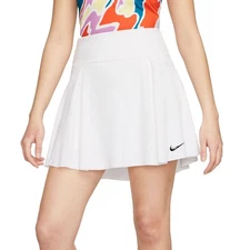 NEW Nike Women's 15" Long Dri-FIT Advantage Golf Skort - Size M - White MSRP $75