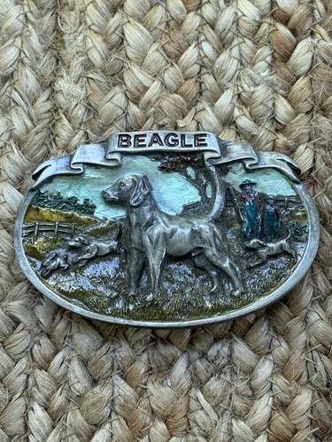 1986 C+J Beagle Belt Buckle