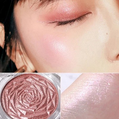 6-Farben Highlighter Puder Palette Bronzer Gesichtskontur Schimmer Makeup