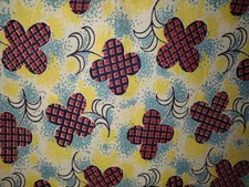 1940s Full Feed Sack Fabric 38" by 46" opened