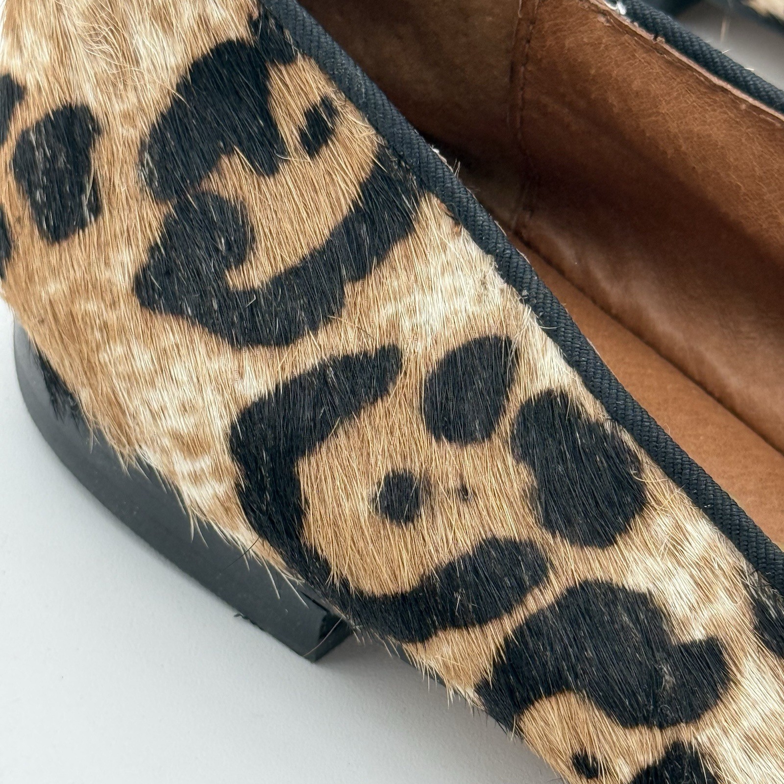 Sam Elderman Alvin Leopard Print Flat Loafer Shoe… - image 12