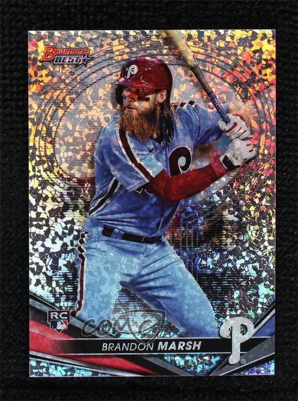 2022 Bowman's Best Mini-Diamond Refractor /299 Brandon Marsh #51 Rookie RC