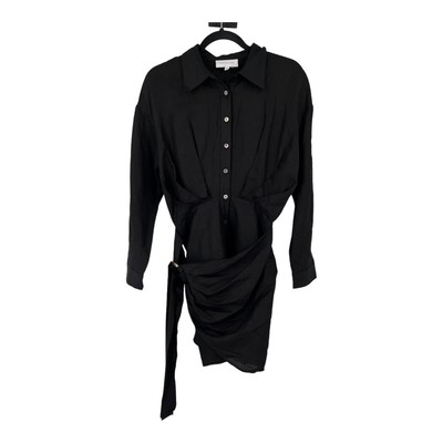 Significant Other dress Marloe draped shirtdress size 4 