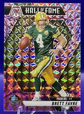 2025 Panini Mosaic - Hall of Fame Brett Favre #293 Reactive Purple Mosaic Prizm