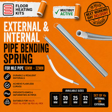 FHK INTERNAL AND EXTERNAL PIPE BENDING SPRING FOR MLCP PIPE - (16mm TO 32mm)