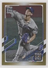 2021 Topps World Series Highlights Gold Foil Walker Buehler #44 13by