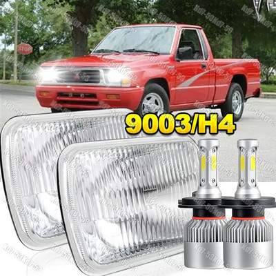 5x7 7x6''inch LED Headlight Hi-Lo Beam DRL A+ For Nissan Mitsubishi Mighty Max