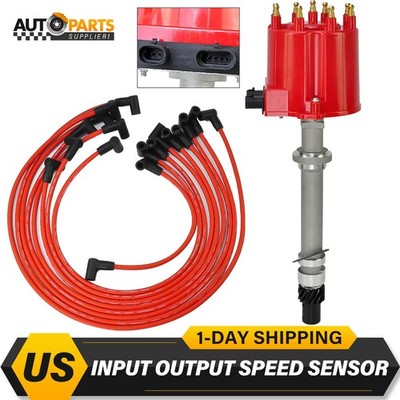 Ignition Distributor & Wires For Chevy TBI SBC 305 350 BBC 454 GMC K1500 5.0/5.7