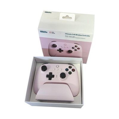 8BitDo Ultimate 2.4G Wireless Controller w/Charging Dock & Receiver   Pink
