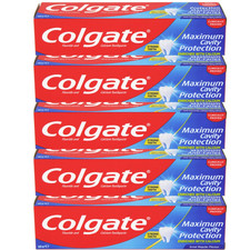 Colgate Maximum Cavity Protection Toothpaste Strengthens Enamel 100ml 5 Packs