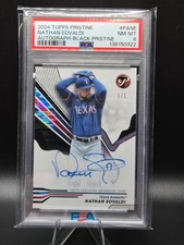 2024 Topps Pristine Nathan Eovaldi Autograph Black Pristine 1/1 #PA-NE PSA
