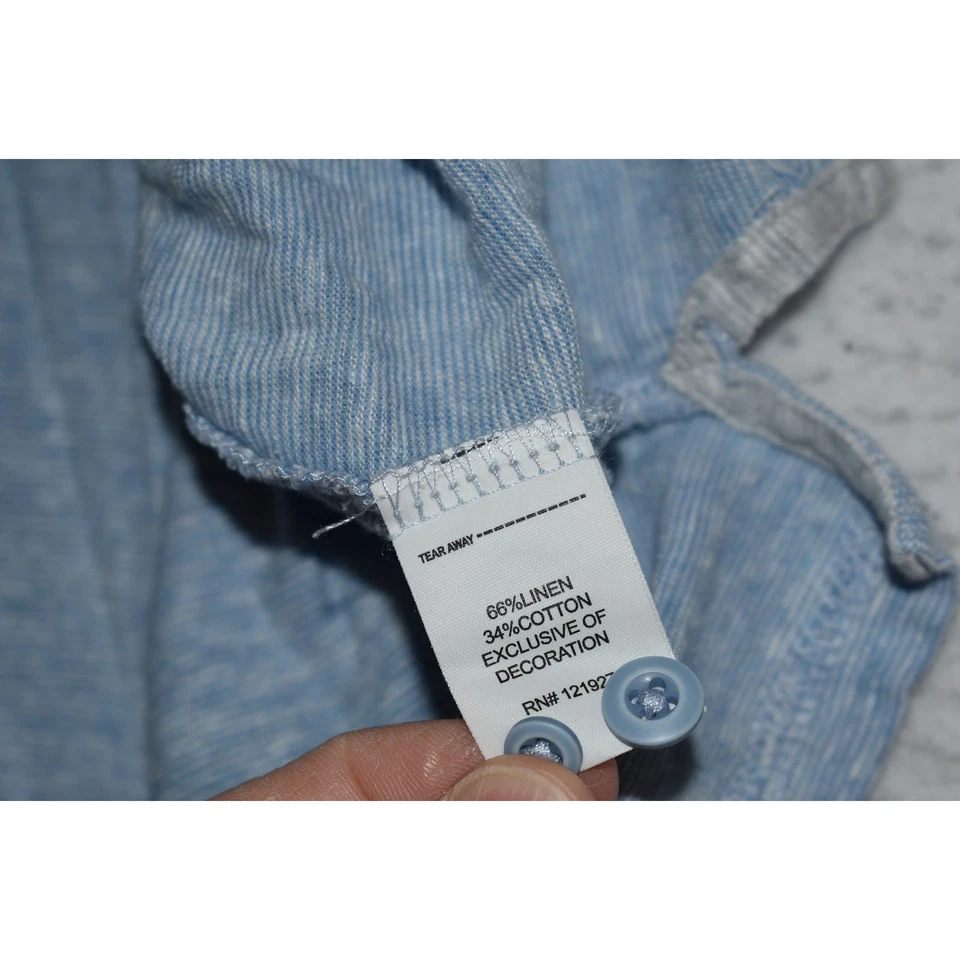 Camisa polo de golf Johnnie-O rendimiento para hombre grande mezcla de lino para pasar el rato  Foto 3 de 4