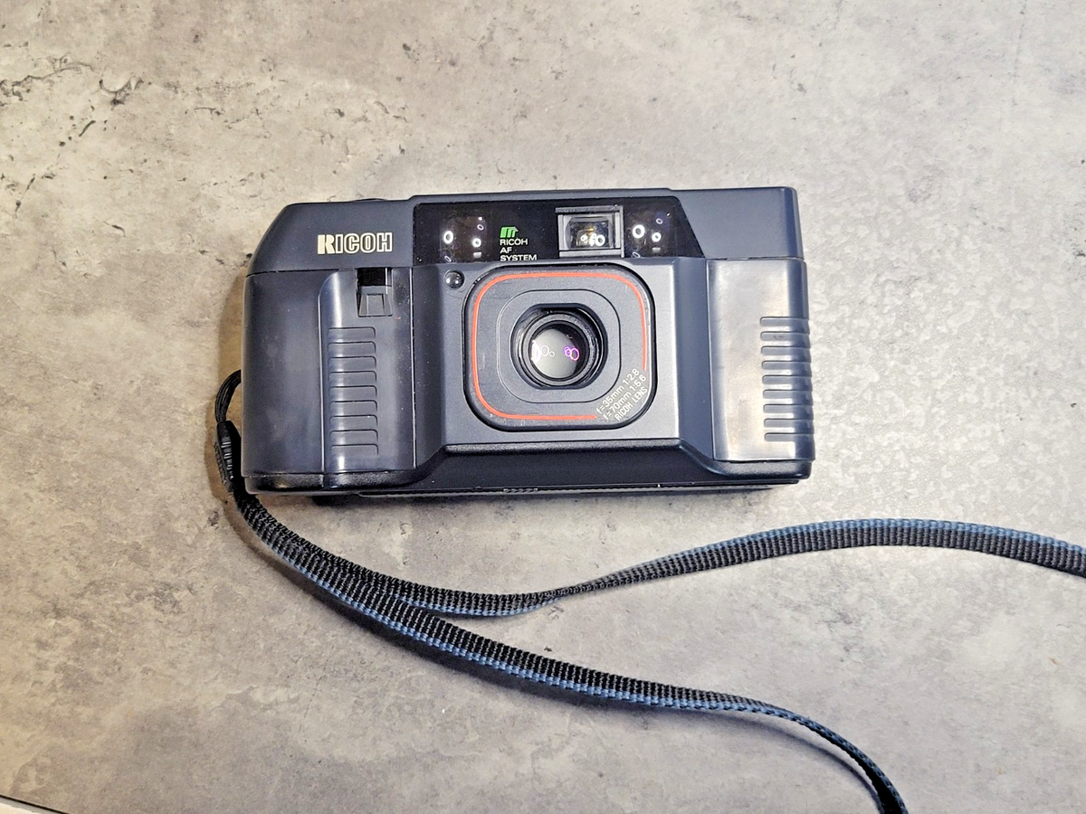 VINTAGE RICOH TF-500 Compact Camera WITH Tele Conversion Lens TC