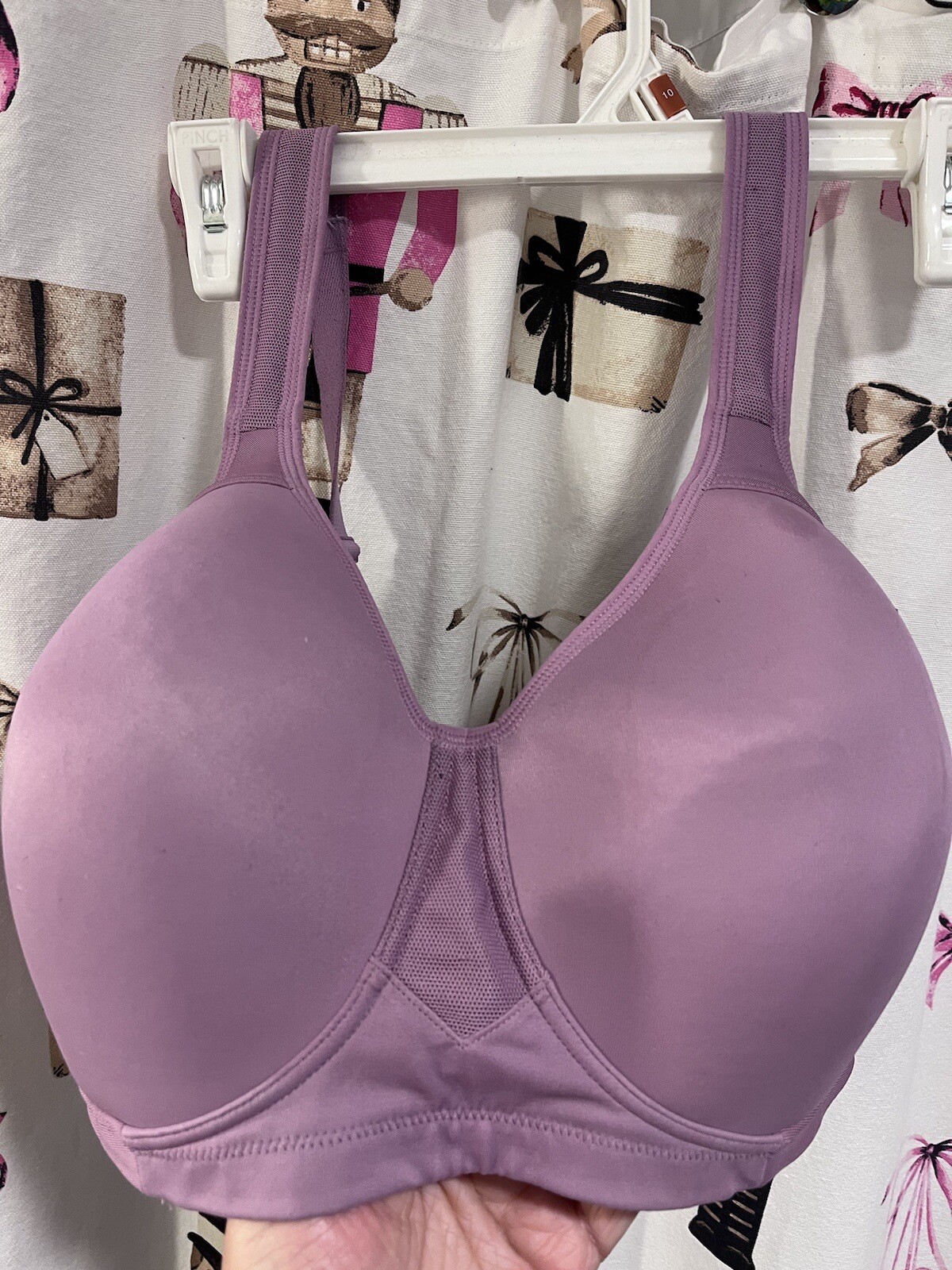 Vanity Fair Full Figure Wireless Lavender44c Wire… - image 2