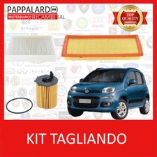KIT TAGLIANDO 3 FILTRI PER FIAT PANDA (312) 0.9 TWINAIR DAL 2012 IN POI