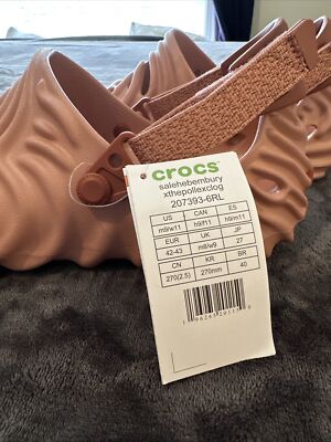 Salehe Bembury Crocs Pale Blush Size 9M/11W | eBay