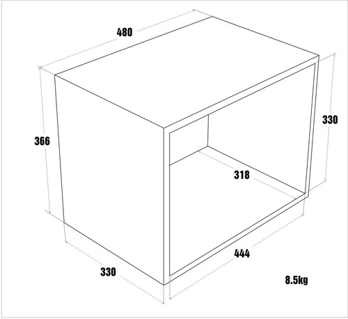 Quality Birch Ply Vinyl Storage Cube, holds 135 12" Records, DJ Shelving (RSP1) - Picture 8 of 8
