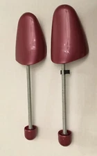 Travel Shoe Keepers Shoe Stretcher Plastic Light Maroon Sz L, 12 1/2” Long