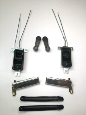 #ad Fits TOYOTA LAND CRUISER FJ40 45 DOOR PULL HANDLE CRANK WINDOW SET 10 Pieces $85.00