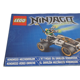 Lego 70725 Ninjago Nindroid Mechdragon INSTRUCTION MANUAL ONLY 2014 Retired 9+