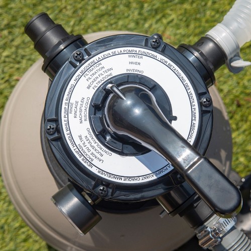 13" Sand Filter with Pool Pump Kit Above Ground Digital Programmer Timer 2640GPH - Picture 4 of 6