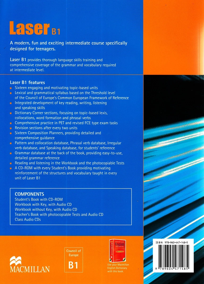 Macmillan LASER B1 Student'S Book With CD-ROM & PET Material I.