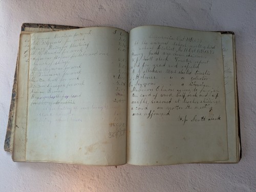 Cazenovia NY School District 2 Clerks Record 1849-1922 Antique w/ letters - Picture 5 of 8