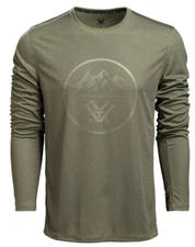 Vortex Optics Three Peaks Performance Grid Men Long Sleeve Shirt Deep Lichen XL
