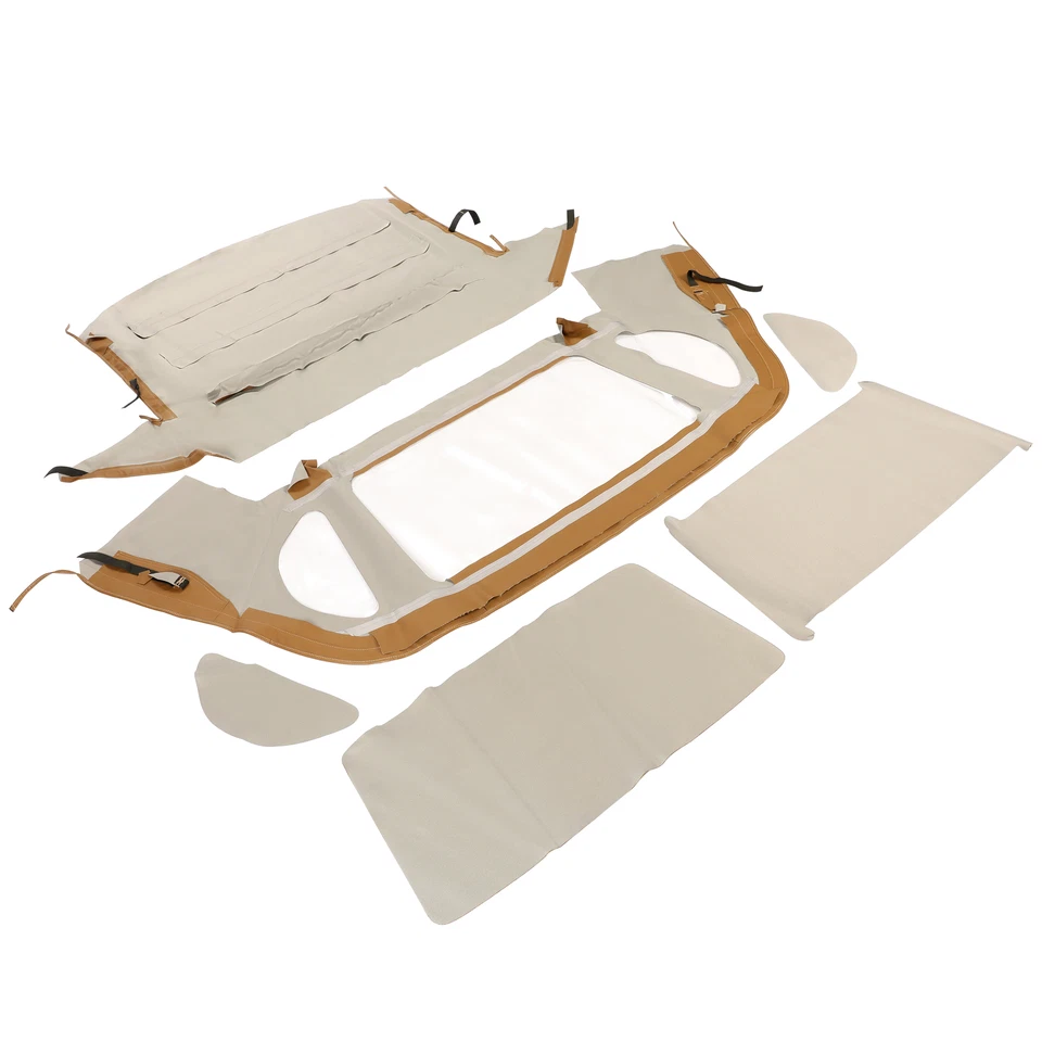 Convertible techo blando bronceado para Mercedes-Benz SL R129 500SL ventana plástico 1990-02 Foto 2 de 4