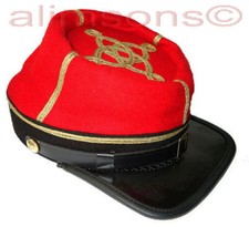 American Civil War Confederate Artillery Captains Red Kepi - ALL SIZES  