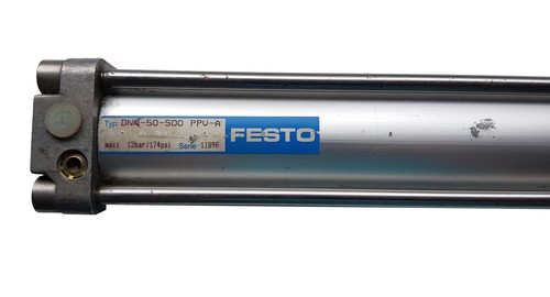 FESTO DNC-50-500-PPV-A Normzylinder 163380 Serie 1189R 12bar/174psi - Bild 2 von 6