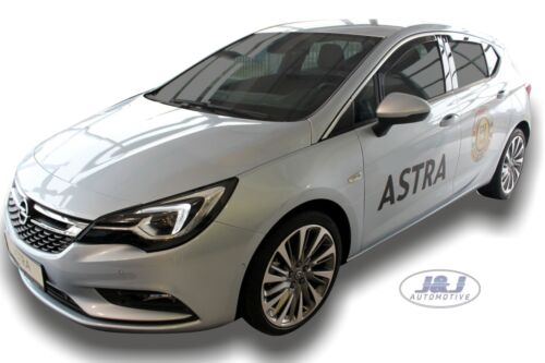 TO FIT VAUXHALL Astra K mk7 hatchback 2015-2021 wind deflectors 4pc TINTED HEKO - Picture 1 of 9