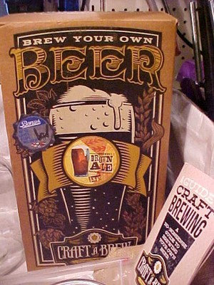 Craft A Brew Brown Ale  Beer Making Kit BONUS BOTTLE CAPER & CAPS NEVER USED