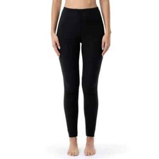 Fruit of the Loom Women's Waffle Thermal Long Underwear Pant-Black-XS-NEW
