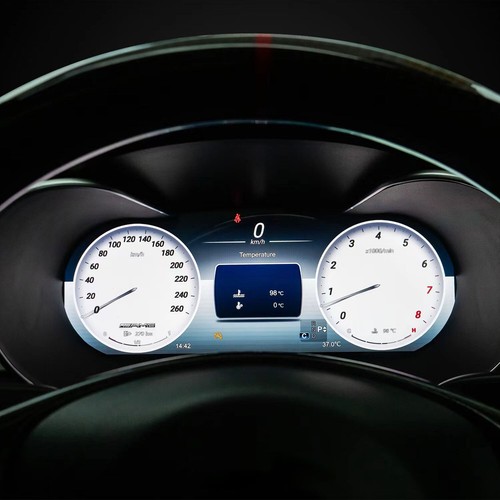 12.3" LCD Digital Cluster Instrument For Mercedes C GLC W205 X253 Speedometer - Foto 5 di 6