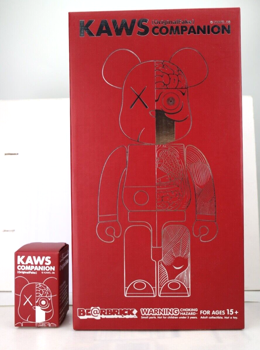 OriginalFake KAWS Be@rbrick Companion 400% &100% 2010 OriginalFake KAWS Be@rbrick Companion 400% &100% 2010