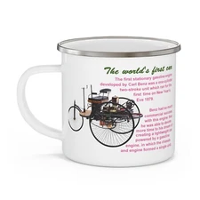 The World's First Car Camping Coffee Mug Stainless Steel Camping Mug 12 oz