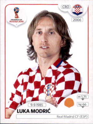 Panini WM 2018 World Cup Russia - Sticker 322 - Luka Modric - Kroatien