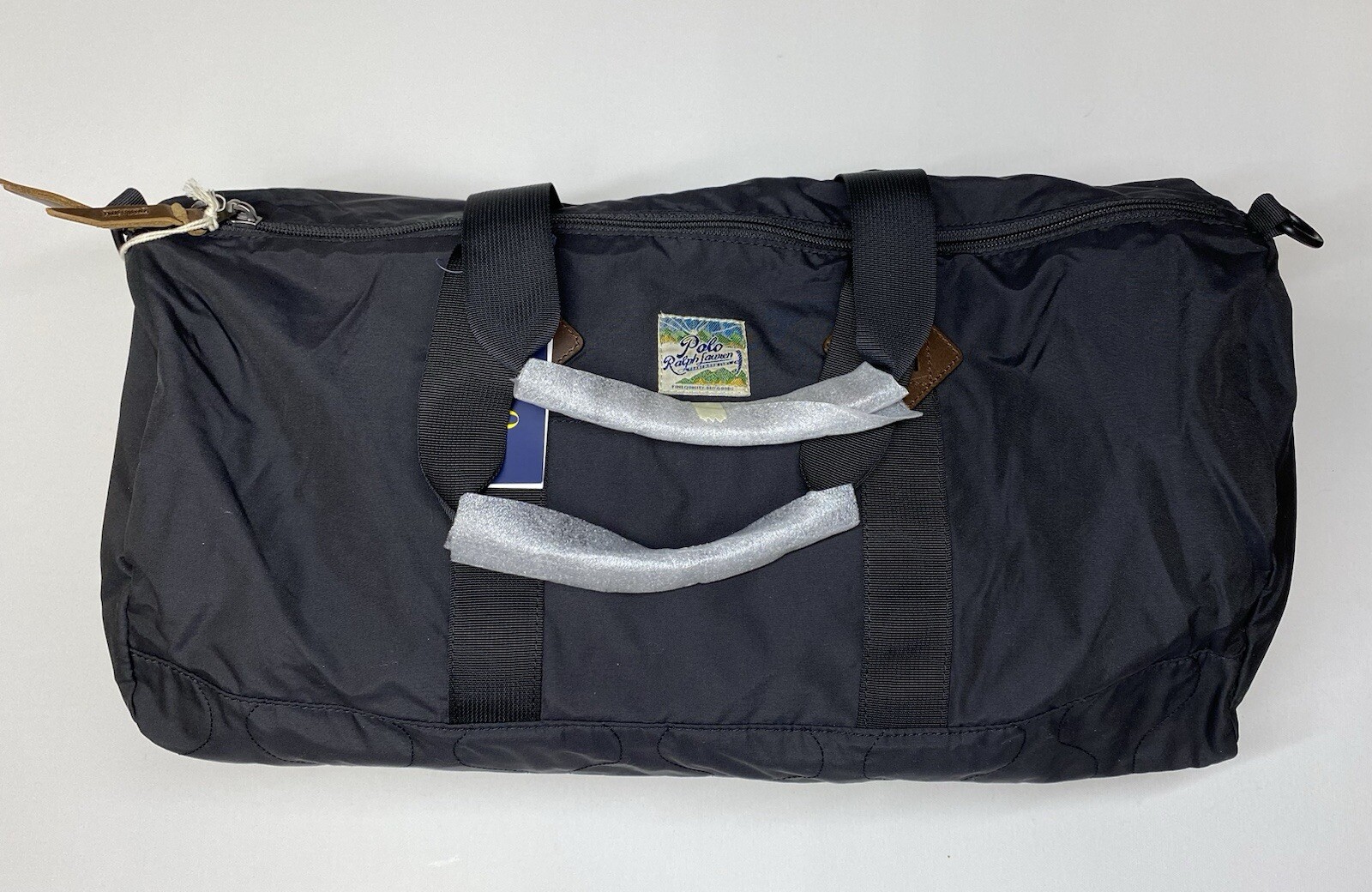 Borsone Polo Ralph Lauren Pony Riciclato Leggero Montagna Viaggio Palestra Nero