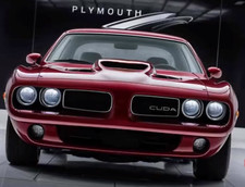 Cuda Barracuda Mopar Dodge Plymouth Concept1970custom1971built1:18scale2025model