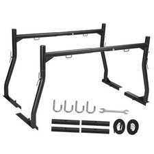 Extendable Steel Truck Ladder Rack - 800 lbs Capacity, 46-71 Non-drilling