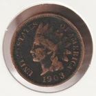US Rare Old West 1903 Indian Head Penny Coin American Collection Shield Cent USA