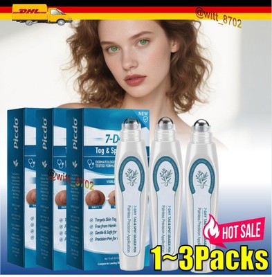 7 Day Tag and Spot Remover Rollerball Pen,Natural Skin Tag Remover All Skin Type