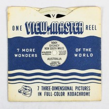 Vintage ViewMaster Reel 5001 Sydney Australia - Good Condition Collectible