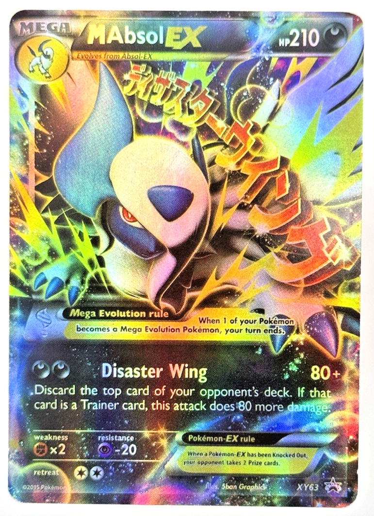 Mega Absol EX XY63 XY Pokemon Card Holo Promo 2015 | eBay