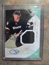 2010-11 SPx #180 Cam Fowler Ducks Rookie Jersey Auto #/799 (ref 4046)