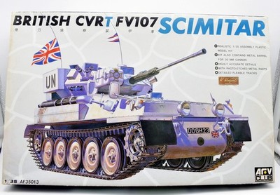 afv Club BRITISH CVRT FV107 SCIMITAR Tank Model Kit 1:35